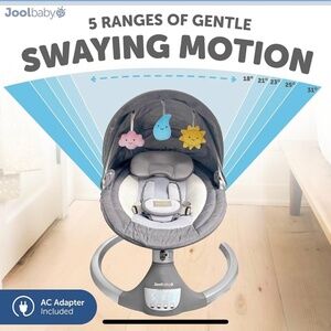 Jool Baby Nova Swing for Newborns - Electric Motorized Infant Swing, Bluetooth M